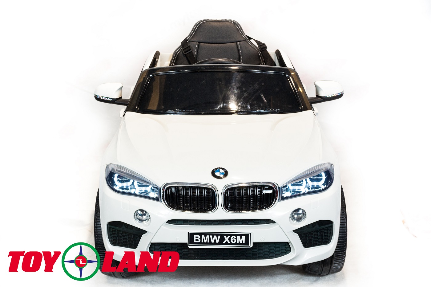Электромобиль ToyLand BMW X6 mini белого цвета  